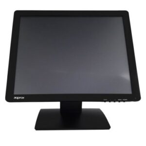 MONITOR 19" TACTIL RESISTIVA 5 HILOS TPV APPROX APPMT19W5 VGA NEGRO 5MS 300cd/m2 INCLINABLE BASE ANTIVIBRACIÓN