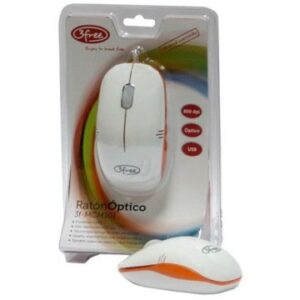 MOUSE 3FREE MCM101/WO DISE¥O BLANCO NARANJA