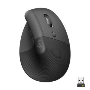 MOUSE LOGITECH WIRELESS Y BLUETOOTH ERGO LIFT LASER 2.4 GHz UNIFYING COLOR GRAFITO P/N:910-006473