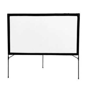 PANTALLA MURAL PORTATIL APPROX 77" 183x102 cm MARCO PLEGABLE PROYECCION DE DOBLE CARA BOLSA DE TRANSPORTE