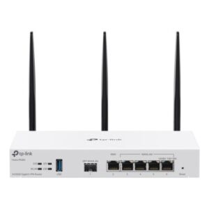 ROUTER VPN WIFI 6 TP-LINK FESTA FR365 AX3000  5xLAN Gb 1xSFP 1xUSB OPENVPN METALICO BLANCO