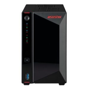 SERVIDOR NAS ASUSTOR NIMBUSTOR 2 GEN2 AS5402T 2 BAHIAS 4xM.2 NVMe CELERON N5105 2.0GHz 4GB HDMI RJ45 2x2.5Gb 3xUSB3.2
