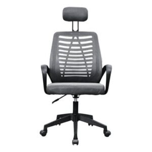 SILLA ERGONOMICA MARS GAMING MGCERGOBBGR GRIS RESPALDO EN MALLA TRANSPIRABLE REPOSACABEZAS AJUSTABLE