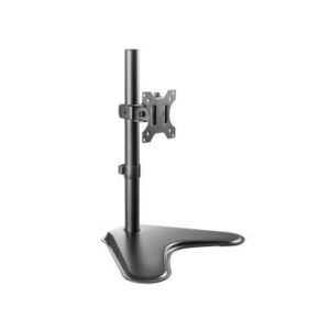 SOPORTE DE MESA CON BASE EQUIP 650122 PARA 1 PANTALLA 13"-32" INCLINABLE +45§ -45§ Y GIRATORIO 180§ HASTA 8KG VESA 100x100