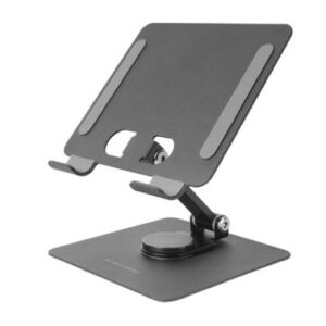 SOPORTE PARA TABLET MARS GAMING MARST COLOR NEGRO PLEGABLE ROTACION 360º AJUSTE DE ALTURA Y ANGULO DE VISUALIZACION 180º
