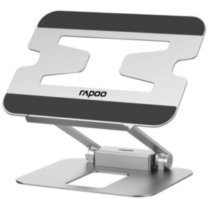 SOPORTE DE PORTATIL RAPOO UCS-5001 CON DOCKING USB-C 1xHDMI 1 RJ45 Gb 2xUSB 3.0 2 USB-C COLOR PLATA