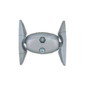 SOPORTE DE PARED ORIENTABLE OMB NEW FLEX PARA ALTAVOCES (2 UNIDADES) ORIENTABLE +-20Âº GIRO 360Âº MAX 5K COLOR PLATA