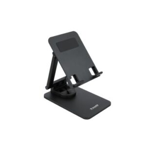 SOPORTE PARA TABLET TOOQ PH-HERMES-HA HASTA 12.9 ROTACION 360 AJUSTABLE PLEGABLECOLOR NEGRO