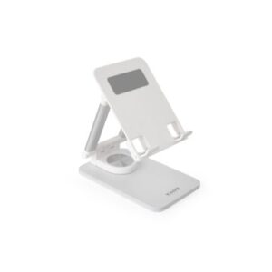SOPORTE PARA TABLET TOOQ PH-HERMES-LUNA HASTA 12.9 ROTACION 360 AJUSTABLE PLEGABLECOLOR BLANCO