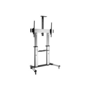 SOPORTE DE SUELO CON RUEDAS EQUIP PARA PANTALLA DE 60-100" INCLINABLE VESA MAX. 1000 X 600 HASTA 100KG