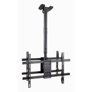 SOPORTE DE TECHO TOOQ LPCE2286TSLI-B 2 PANTALLAS 43-86" MAX. 50KG VESA MAX. 600X400 NEGRODISTANCIA TECHO 485-925 mm
