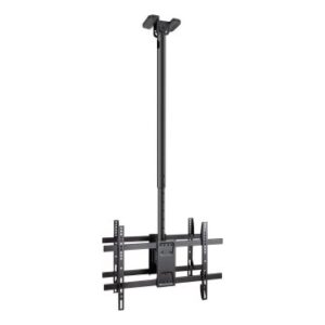 SOPORTE DE TECHO TOOQ LPCE2286TSLI-XL-B 2 PANTALLAS 43-86" MAX. 50KG VESA MAX. 600X400 NEGRODISTANCIA TECHO 1090-1690 mm