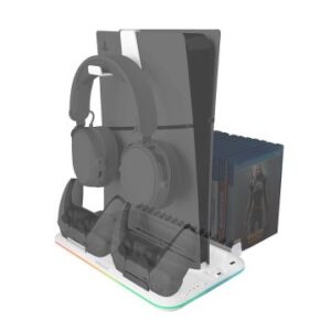 SOPORTE MULTIFUNCION PARA PS5 MARS GAMING MPS5-B2 ILUMINACION RGB SISTEMA DE REFRIGERACION CARGADORDOBLE PARA MANDOS