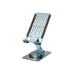SOPORTE SMARTPHONE GIRATORIO Y PLEGABLE CONCEPTRONIC THANA08G BASE ROTACION 360° ALTURA AJUSTABLE