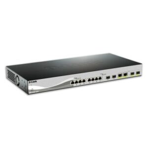 SWITCH GESTIONABLE L2 D-LINK DXS-1210-12TC 8-PORT 10GBASE-T, 2-PORT SFP+, 2-PORT 10GBASE-T/SFP+ COMBO MULTI-GIGABIT