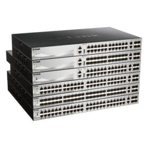 SWITCH GESTIONABLE L3 D-LINK STACKABLE DGS-3130-30PS/E 24P POE (370W) GIGA + 2P 10G + 4P 10G SFP+