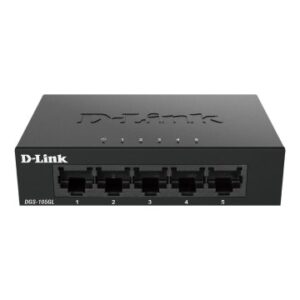SWITCH NO GESTIONABLE D-LINK DGS-105GL 5P GIGA CARCASA METALICA SOBREMESA NO RACK