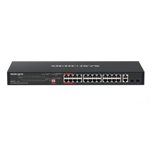 switch-poe-no-gestionable-mercusys-ms128gp-28p-28xrj45-1gb-24xpoe-2xsfp-gb-295w-250m
