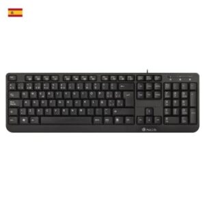 TECLADO NGS FUNKY V3 CORDED USB 104 TECLAS USB COLOR NEGRO