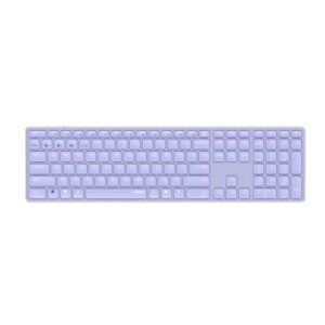 TECLADO RAPOO WIRELESS Y BLUETOOTH E9800M 2.4GHz BT 3.0 5.0 DISEÑO ULTRAFINO BATERIA LILABASE ALUMINIO MULTI MODE