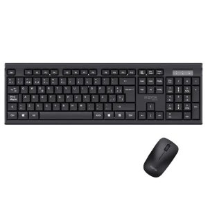 TECLADO Y MOUSE APPROX WIRELESS APPMX410 2.4GHz MULTIMEDIA 1000DPI COLOR NEGRO