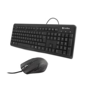 TECLADO Y MOUSE COOLBOX COO-KTR-01U RATON 1600DPI