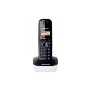 TELEFONO INALAMBRICO DECT PANASONIC KX-TG1611SPW COLOR BLANCO Y NEGRO PANTALLA LCD IDENTIFICACION DE LLAMADAS 50 REGISTROS 6 MELODIAS